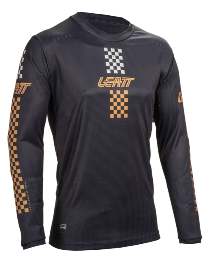 חולצת רכיבה ארוכה גברים MTB Enduro 4.0 Black V25