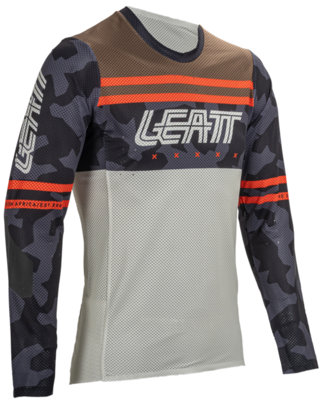 חולצת רכיבה ארוכה גברים MTB Gravity 4.0 Cream V25