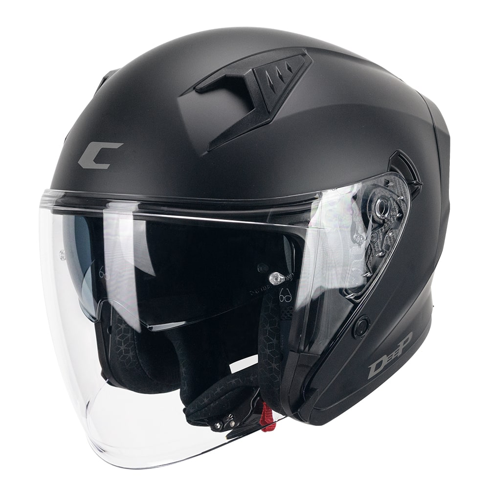 קסדת כביש 3/4 CGM 127 DEEP שחור מט