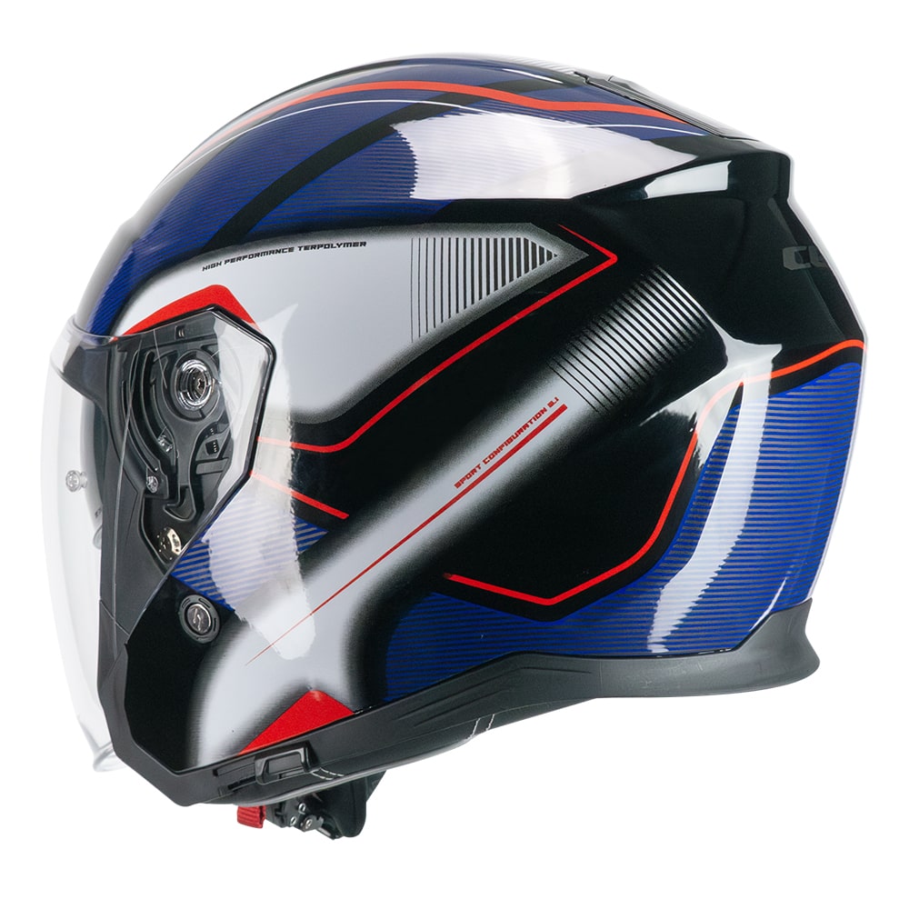 קסדת כביש 3/4 CGM 136 RNA כחול מבריק