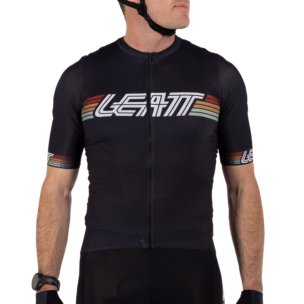 חולצת רכיבה קצרה גברים קרוס/גראבל MTB Endurance 6.0 Black V25