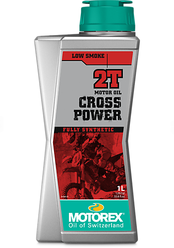 שמן מנוע סינתטי מלא ליטר MOTOREX CROSS POWER 2T
