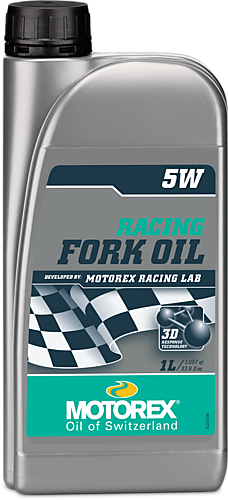 שמן בולמים ליטר MOTOREX RACING FORK OIL 5W