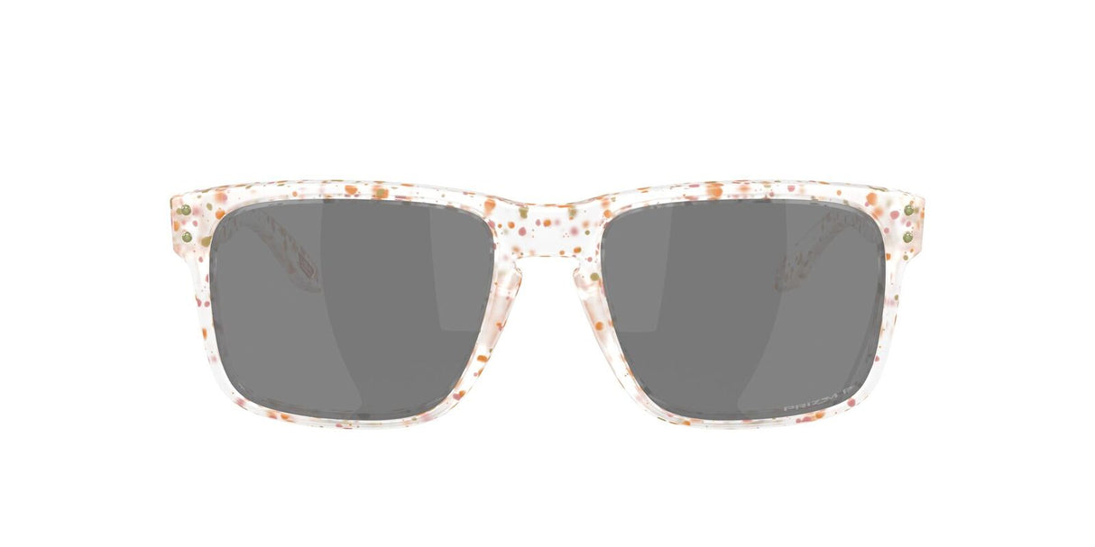 Oakley Holbrook Prizm Black Polarized Lenses, Clear Terrazzo Frame