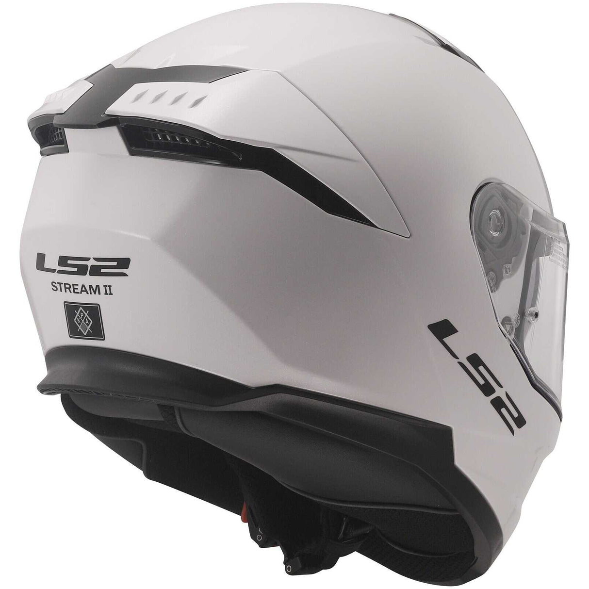 קסדת כביש מלאה LS2 FF808 STREAM II לבן מבריק