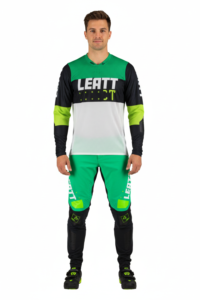 סט מכנס וחולצה Leatt MTB Gravity 4.0 ירוק - Leatt