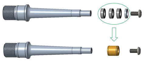 OneUp Components ערכת שיקום מיסבים לפדלים מאלומיניום