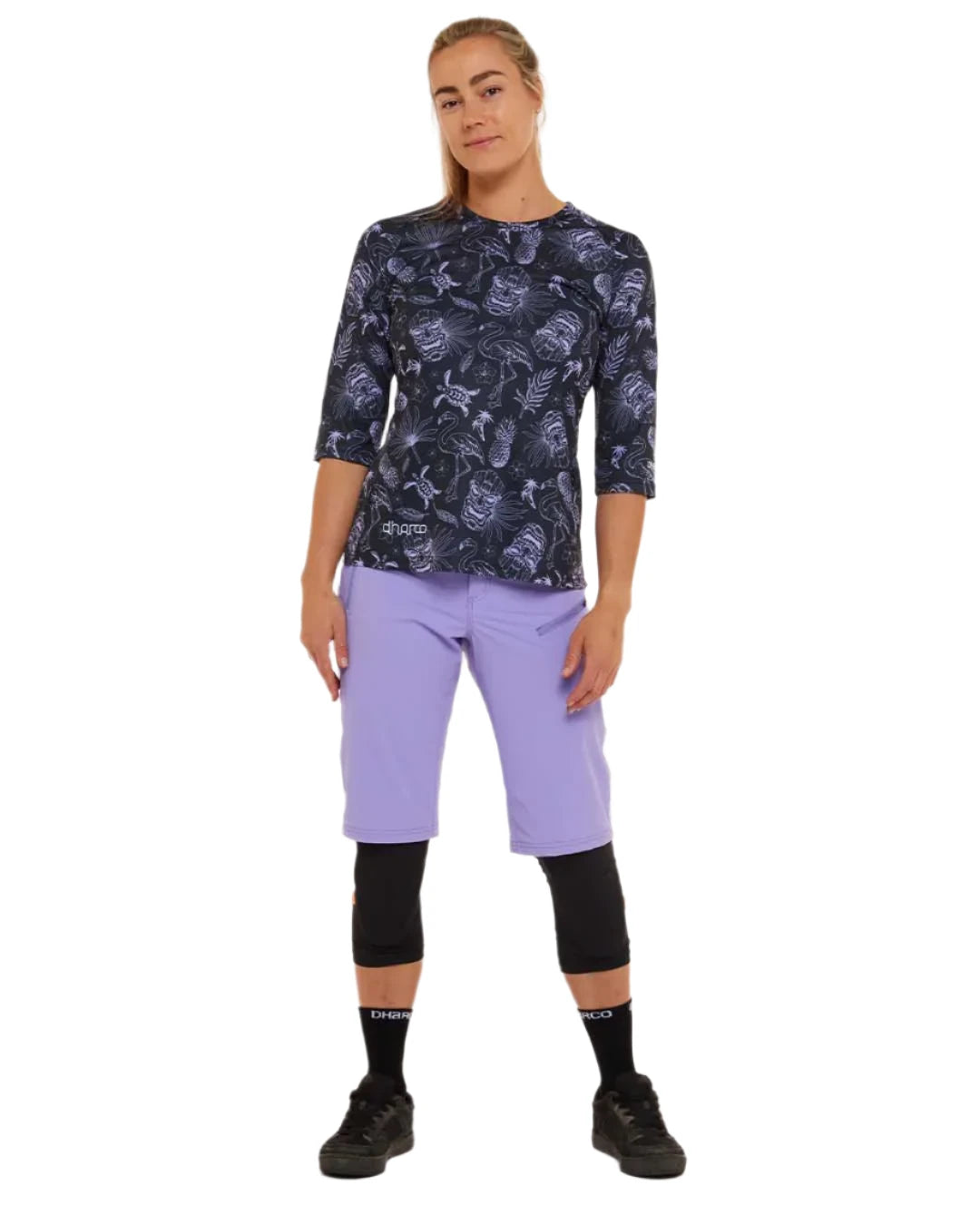 מכנס רכיבה נשים Gravity Purple Haze V24