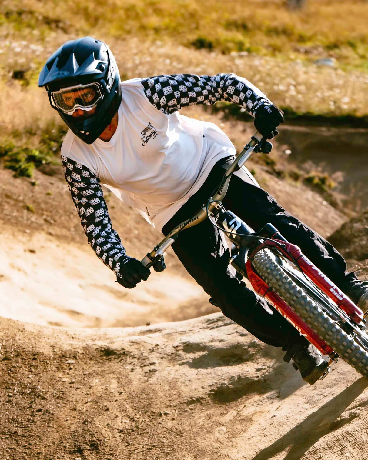 חולצת רכיבה ארוכה גברים Gravity | Offset