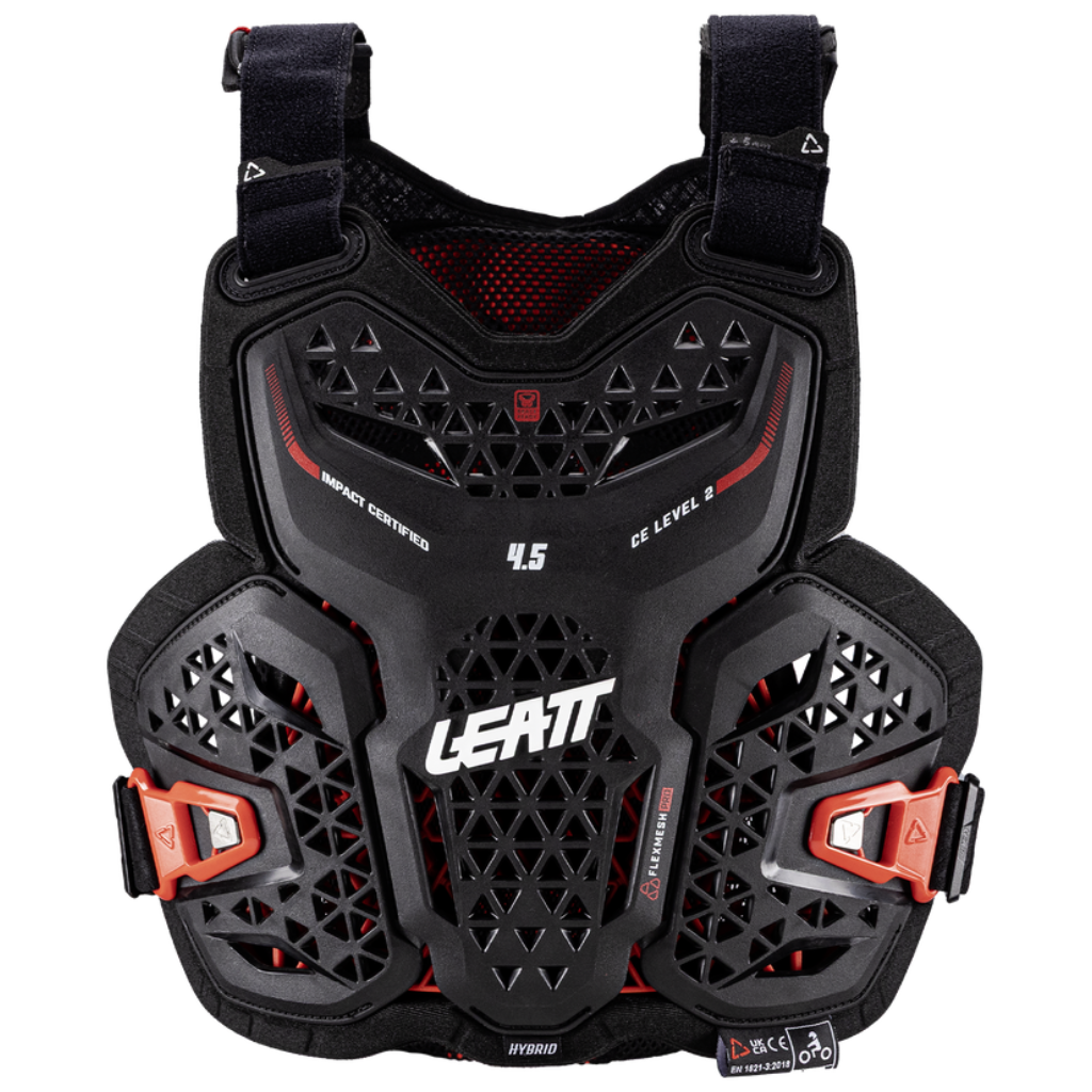 מגן חזה ילדים 4.5 Hybrid שחור - Leatt