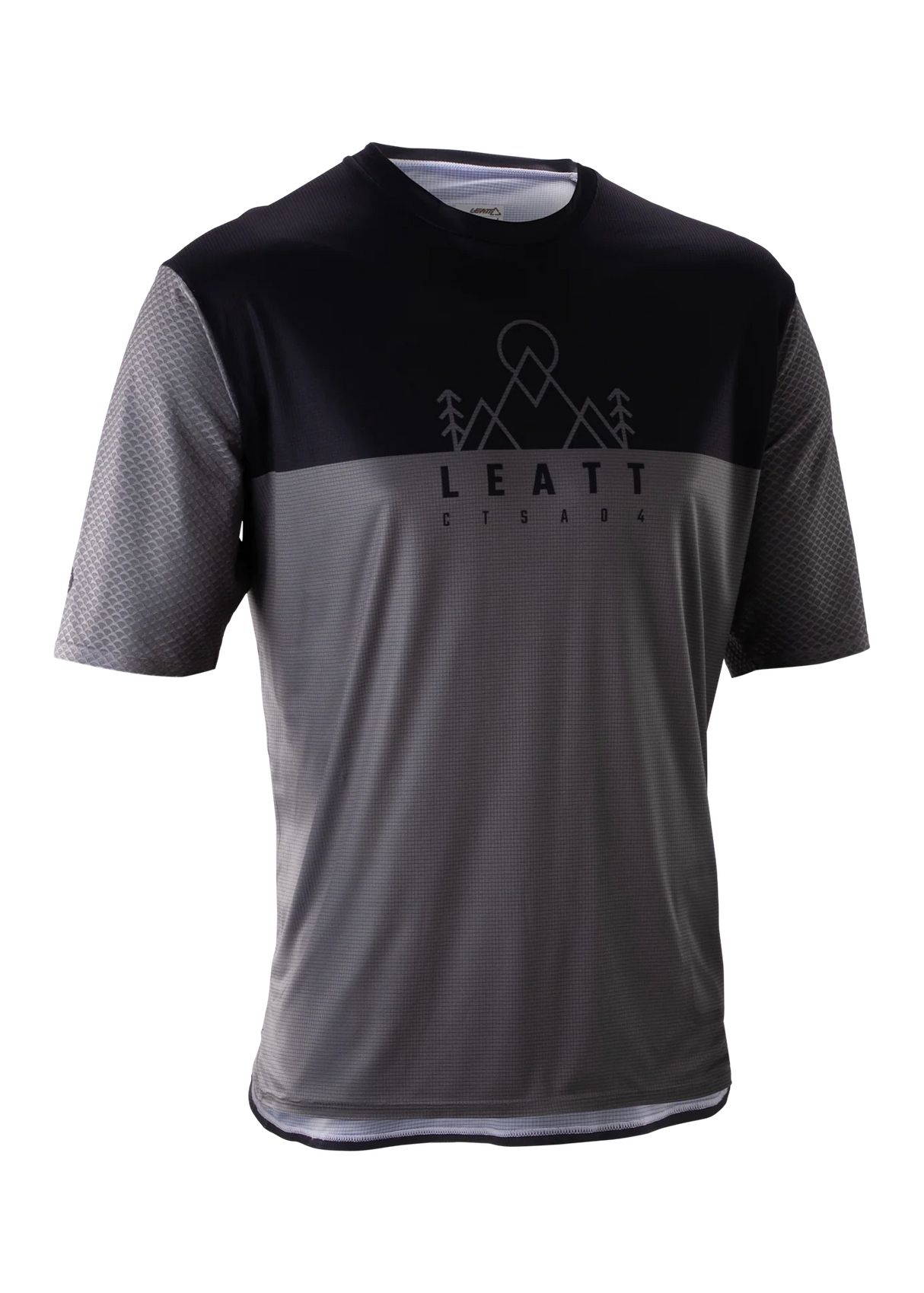 חולצת רכיבה קצרה גברים MTB Trail 3.0 Ghost Black V26 - Leatt