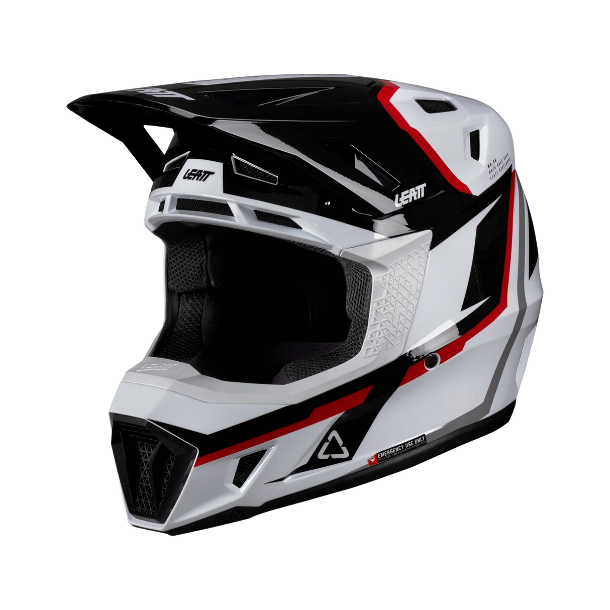 קיט קסדה ומשקף Leatt Moto 7.5 Red/White V26 - Leatt