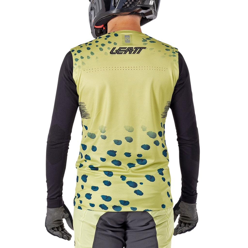 חולצת רכיבה ארוכה גברים MTB Gravity 5.0 Mojito V25