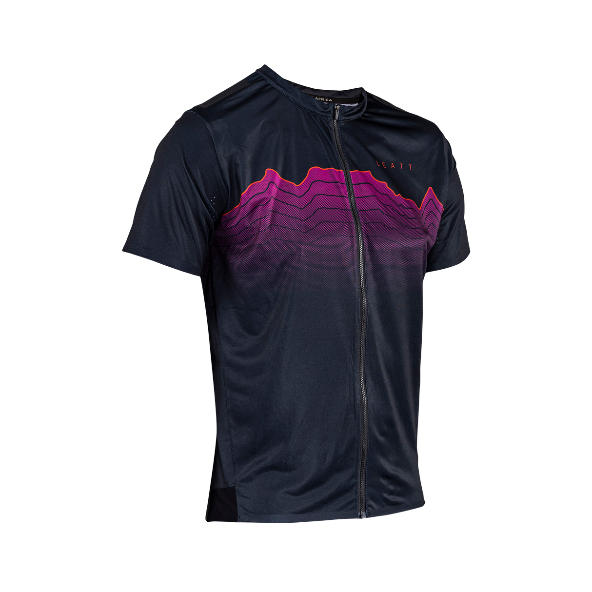 חולצת רכיבה קצרה גברים MTB Trail 3.0 Black