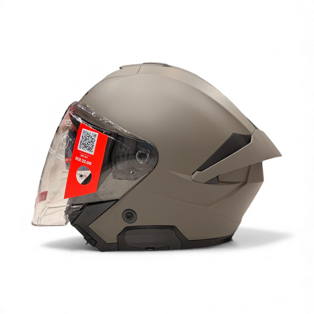 קסדת כביש 3/4 LS2 OF618 VERSO II SOLID חול אדמה