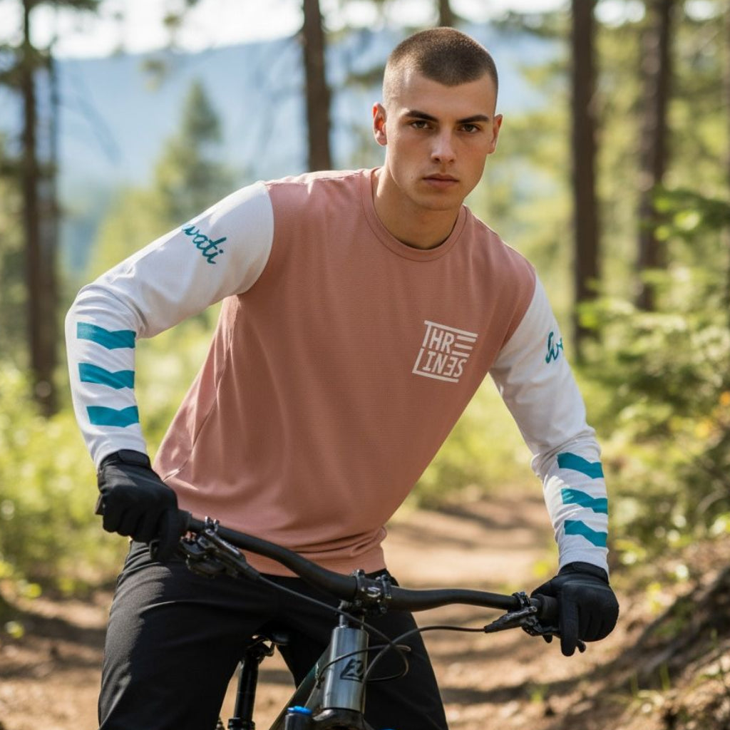 חולצת רכיבה ארוכה LS BROWN