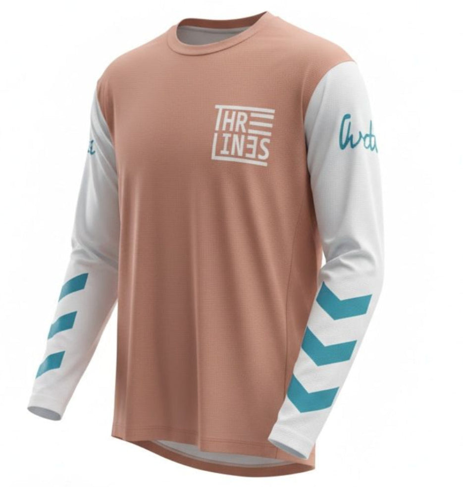 חולצת רכיבה ארוכה LS BROWN