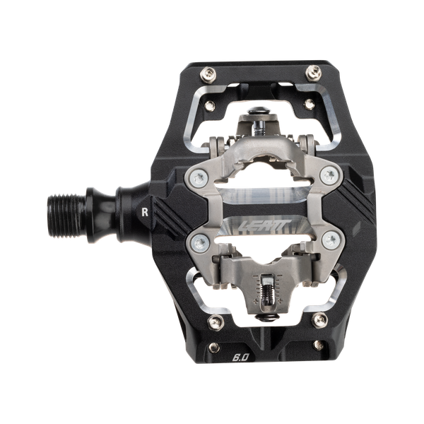 פדל אלומיניום Leatt AllMtn 6.0 Clip-in רוחב 95x70 מ"מ שחור