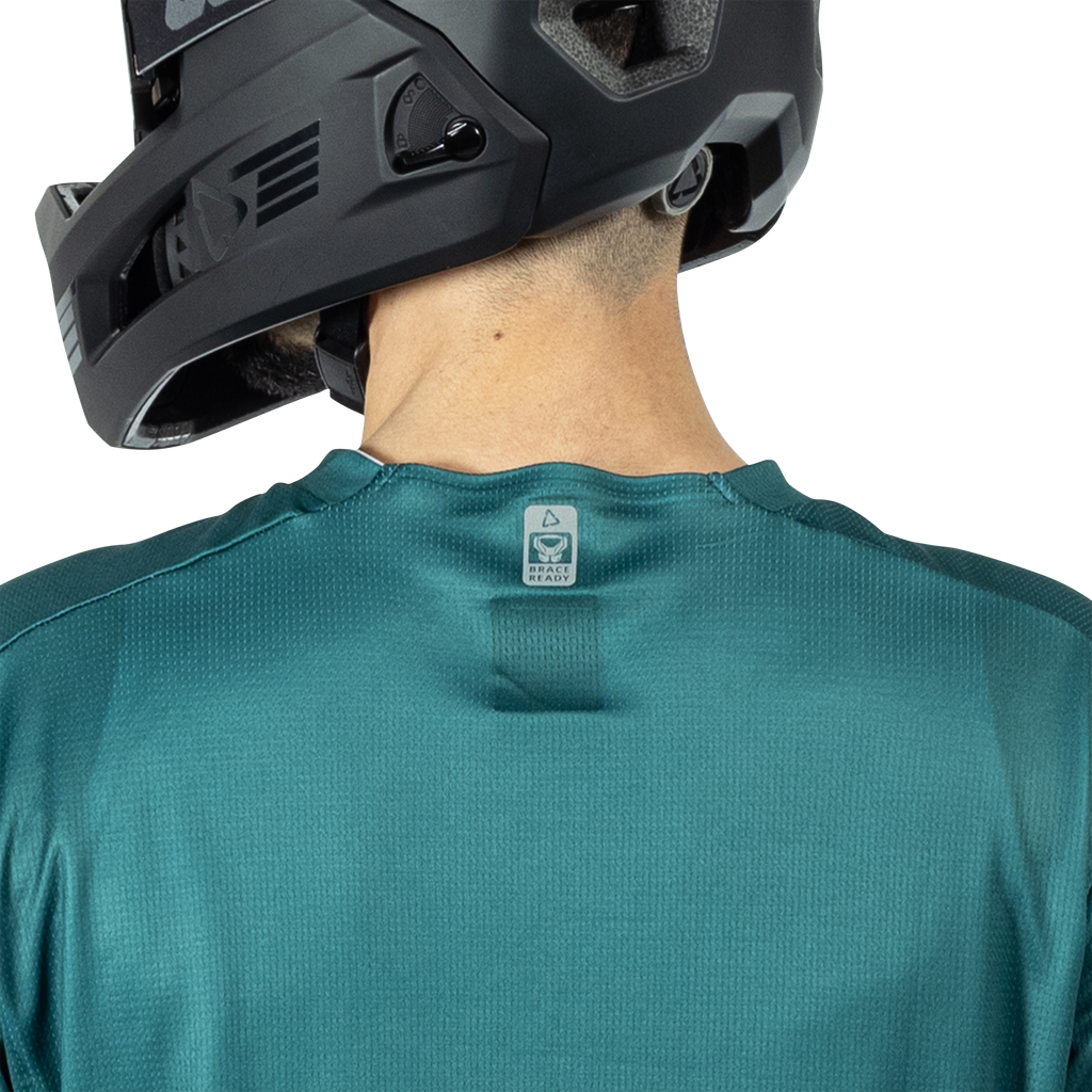 חולצת רכיבה ארוכה גברים MTB Enduro 4.0 Teal V25