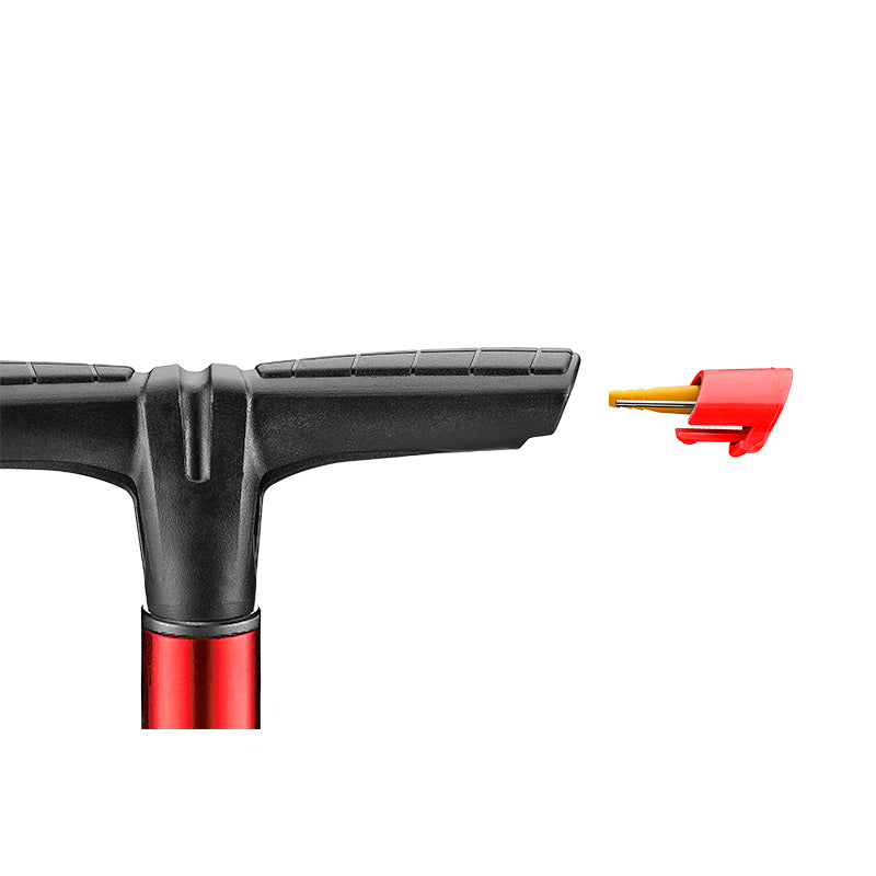 משאבת רצפה אלומיניום Ofa - מצב הרמת טיובלס ומד לחץ אוויר