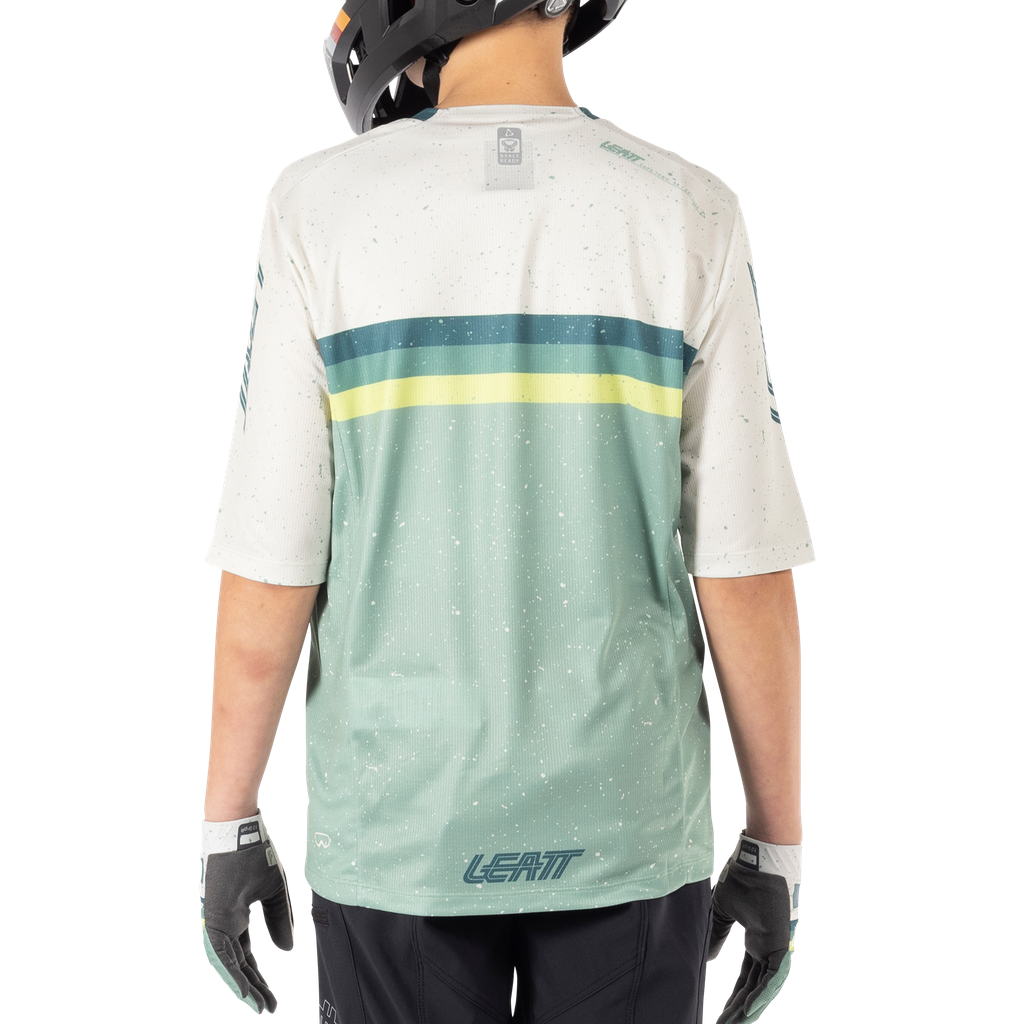 חולצת רכיבה קצרה ילדים MTB Enduro 3.0 Pistachio Jr V25