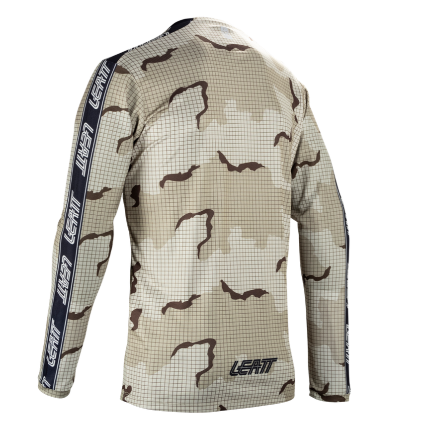 חולצת רכיבה ארוכה גברים MTB Gravity 3.0 Desert V25