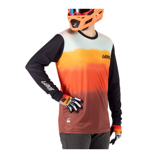 חולצת רכיבה ארוכה גברים MTB Gravity 3.0 Glamis V25