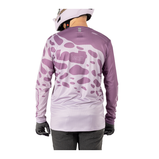 חולצת רכיבה ארוכה גברים MTB Gravity 3.0 Lavender V25