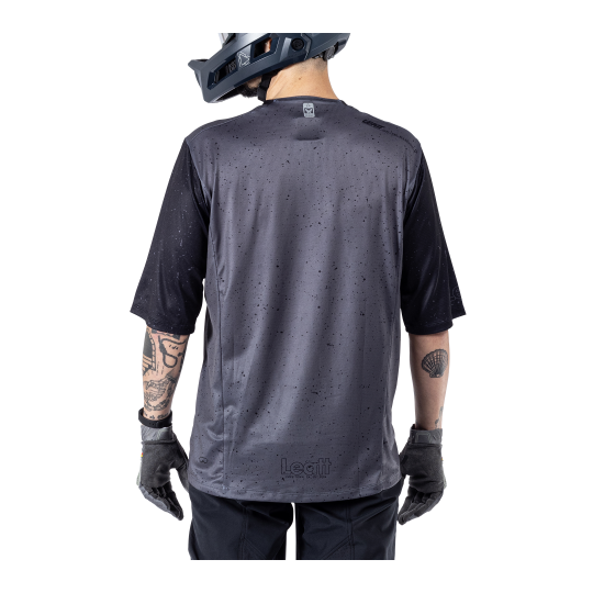 חולצת רכיבה קצרה גברים MTB Enduro 3.0 Graphite V25
