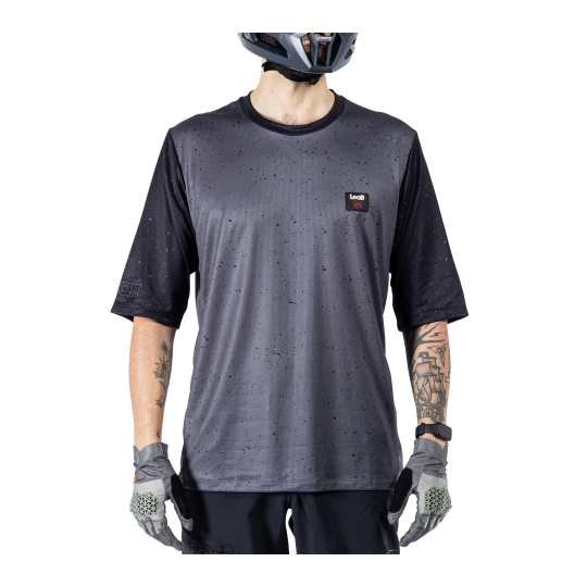 חולצת רכיבה קצרה גברים MTB Enduro 3.0 Graphite V25