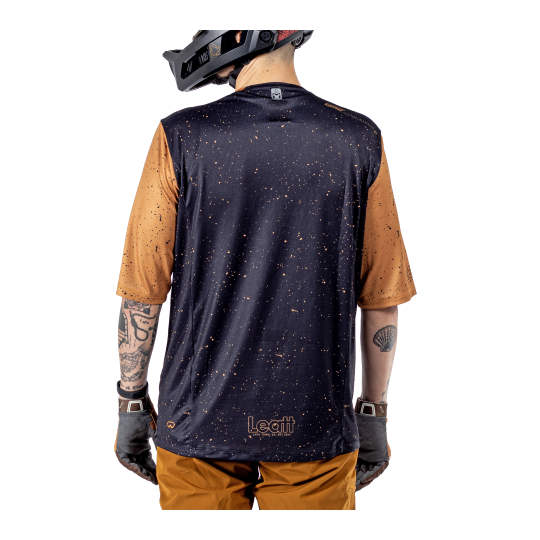 חולצת רכיבה קצרה גברים MTB Enduro 3.0 Rust V25