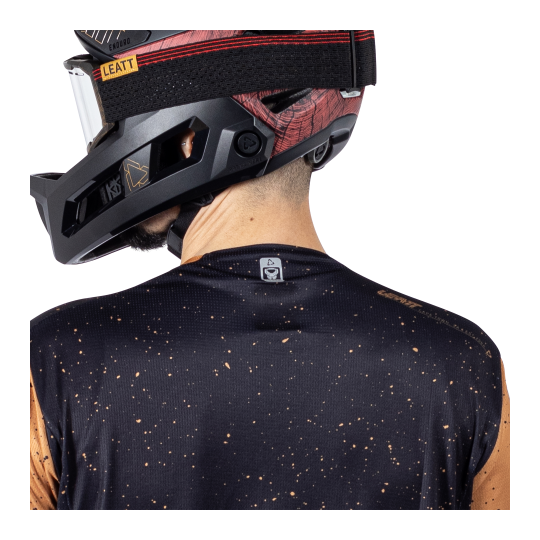 חולצת רכיבה קצרה גברים MTB Enduro 3.0 Rust V25