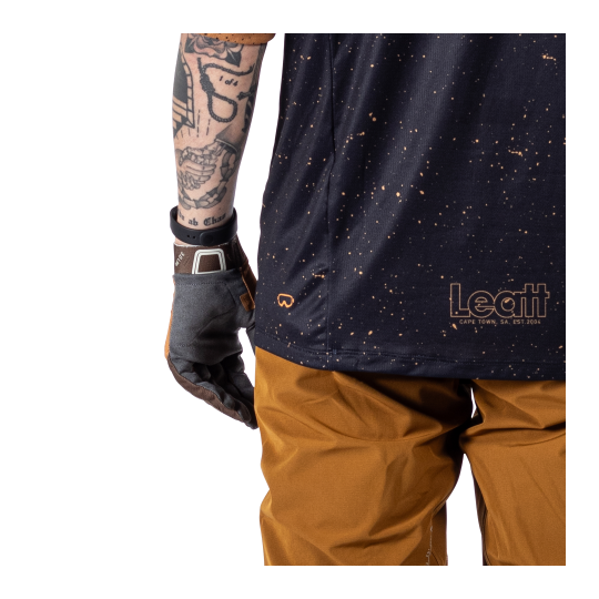 חולצת רכיבה קצרה גברים MTB Enduro 3.0 Rust V25