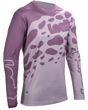 חולצת רכיבה ארוכה גברים MTB Gravity 3.0 Lavender V25