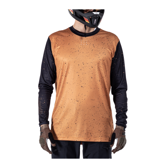 חולצת רכיבה ארוכה גברים MTB Enduro 4.0 Rust V25