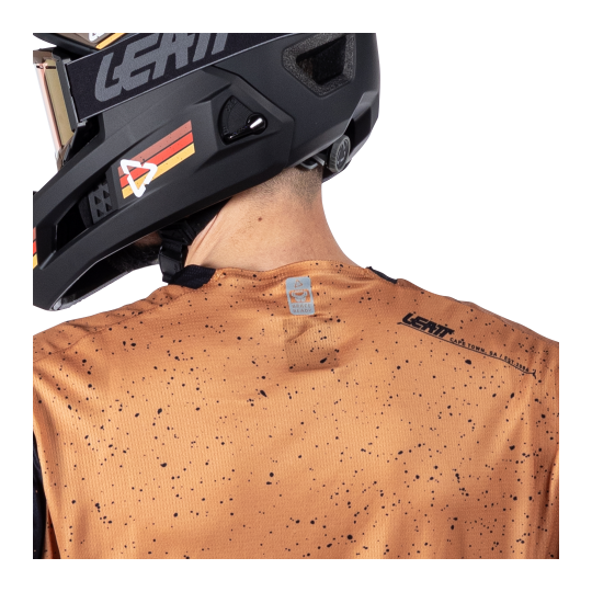 חולצת רכיבה ארוכה גברים MTB Enduro 4.0 Rust V25