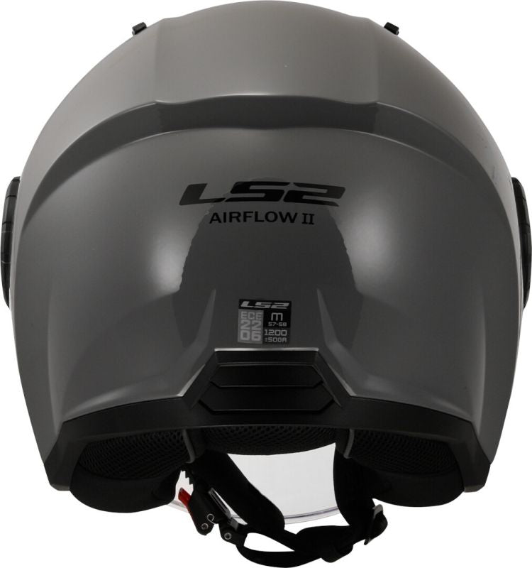 קסדת כביש 3/4 LS2 OF616 AirFlow ll טיטניום מט - LS2