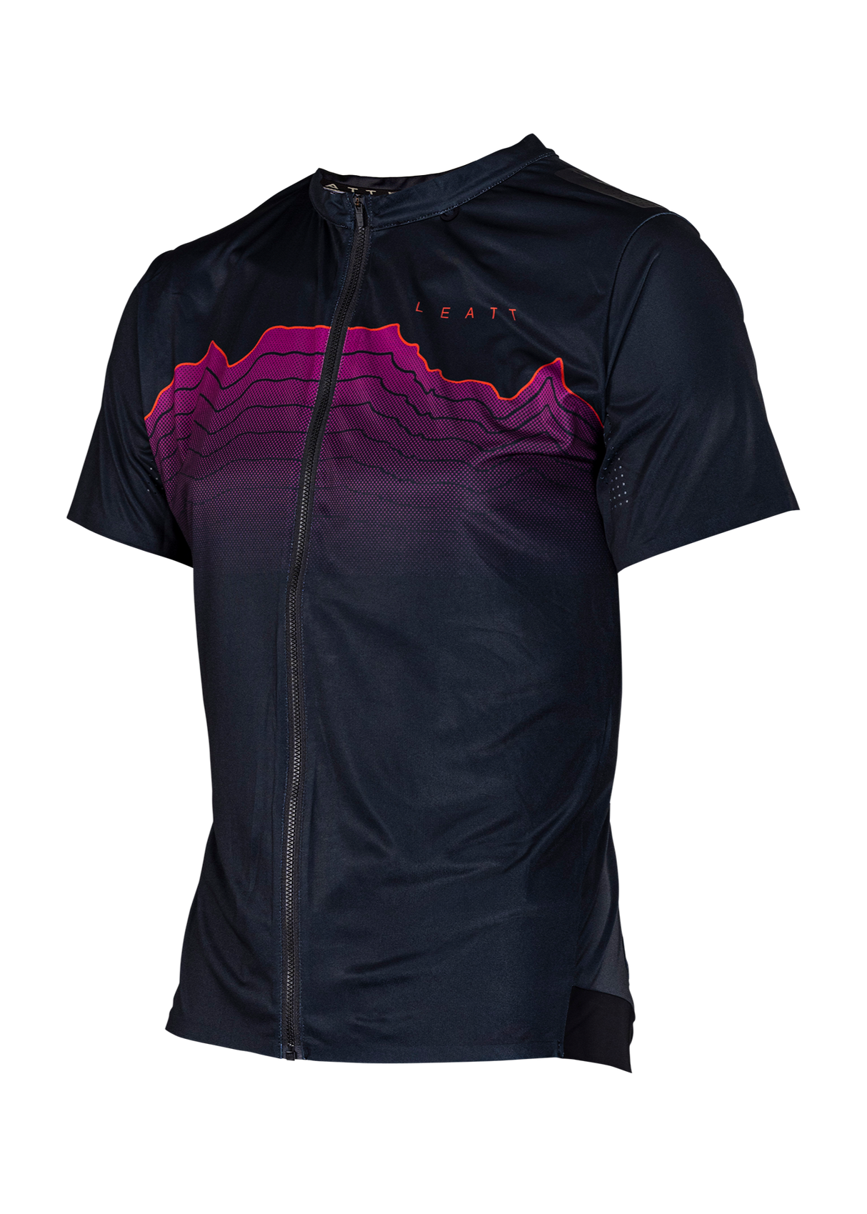 חולצת רכיבה קצרה גברים MTB Trail 3.0 Black