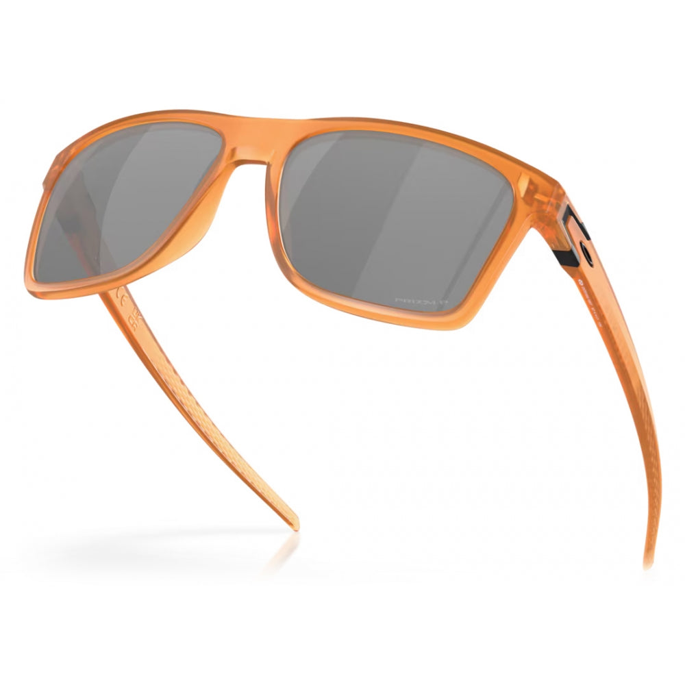 Oakley Leffingwell Coalesce Collection Prizm Black Polarized Lenses, Matte Transparent Ginger Frame