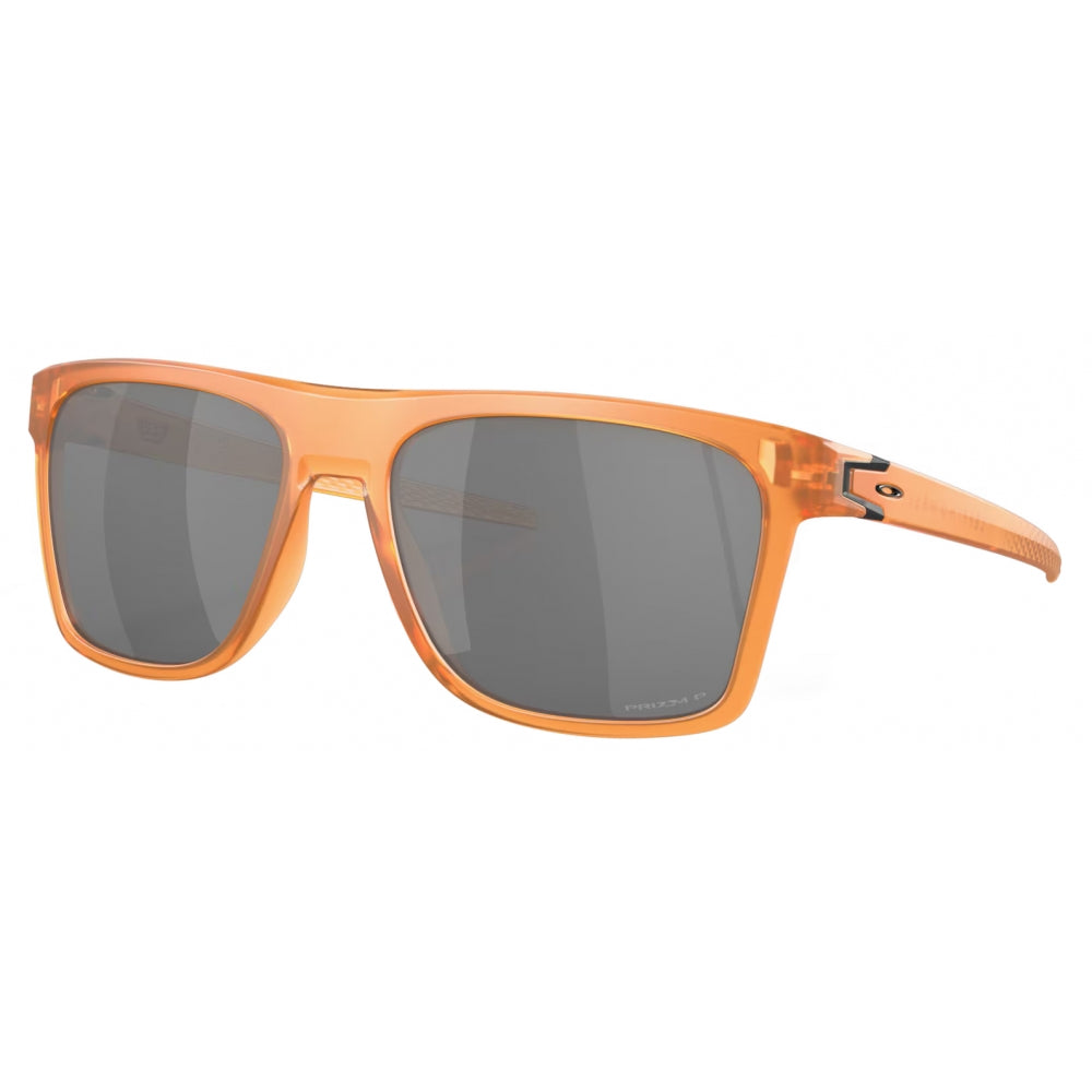 Oakley Leffingwell Coalesce Collection Prizm Black Polarized Lenses, Matte Transparent Ginger Frame