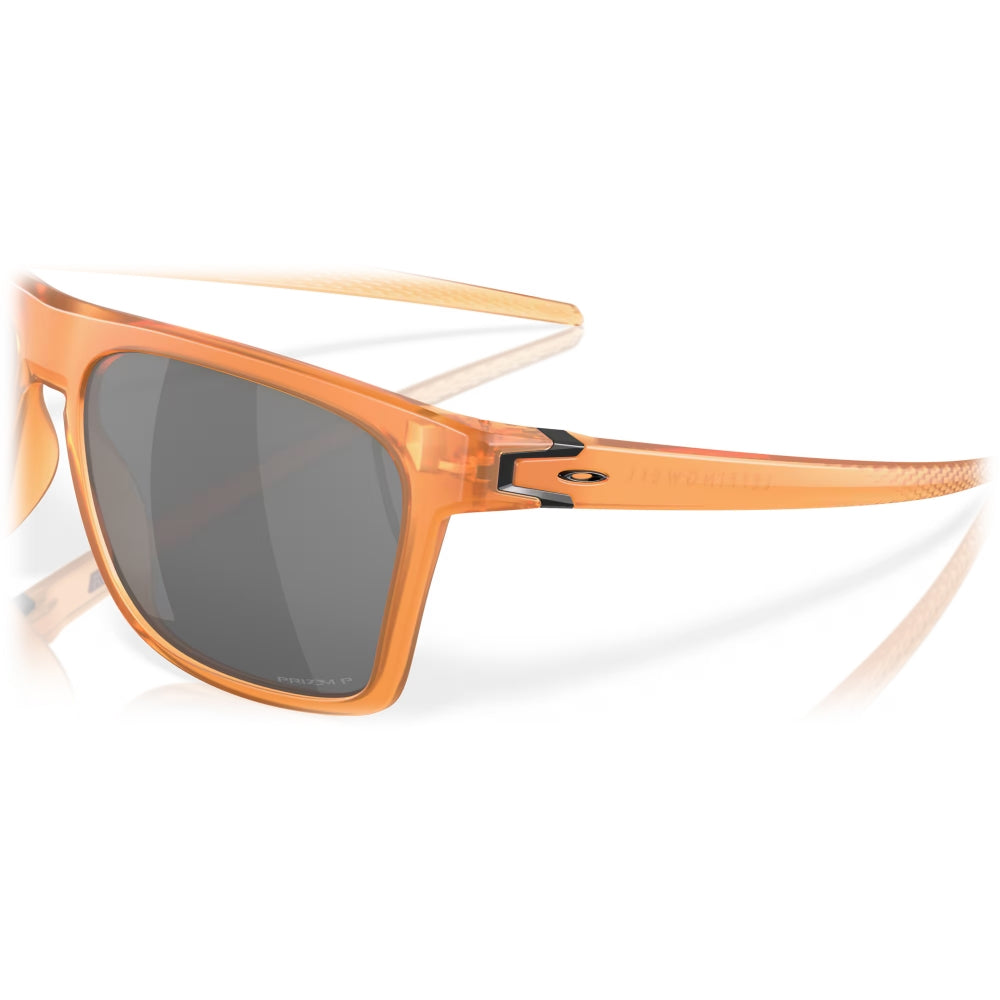 Oakley Leffingwell Coalesce Collection Prizm Black Polarized Lenses, Matte Transparent Ginger Frame