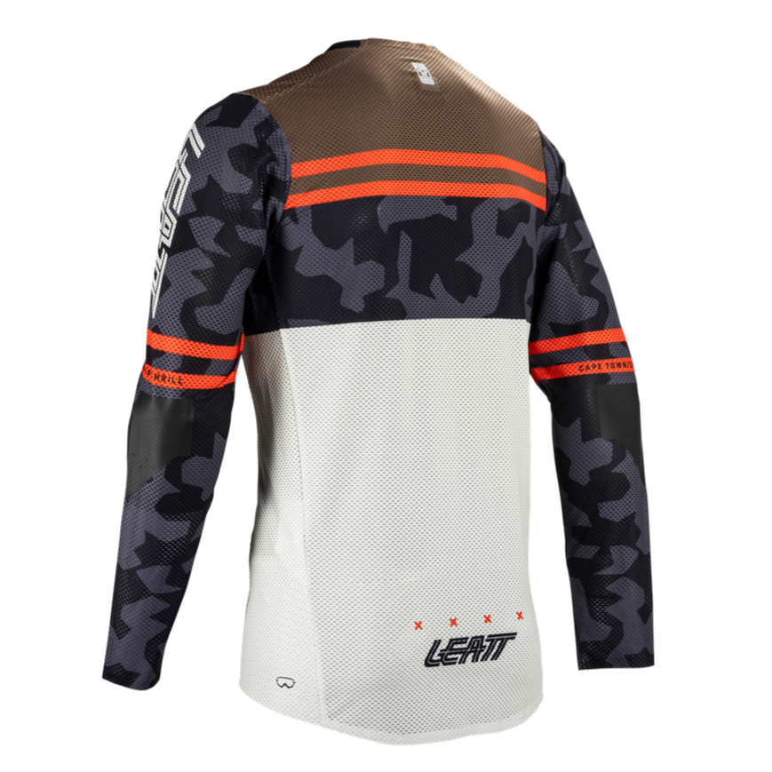 חולצת רכיבה ארוכה גברים MTB Gravity 4.0 Cream V25