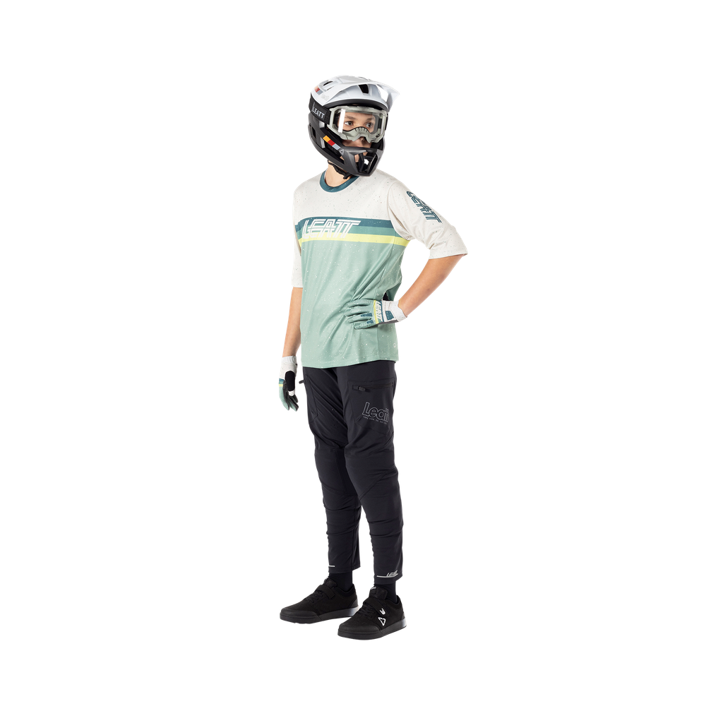 חולצת רכיבה קצרה ילדים MTB Enduro 3.0 Pistachio Jr V25