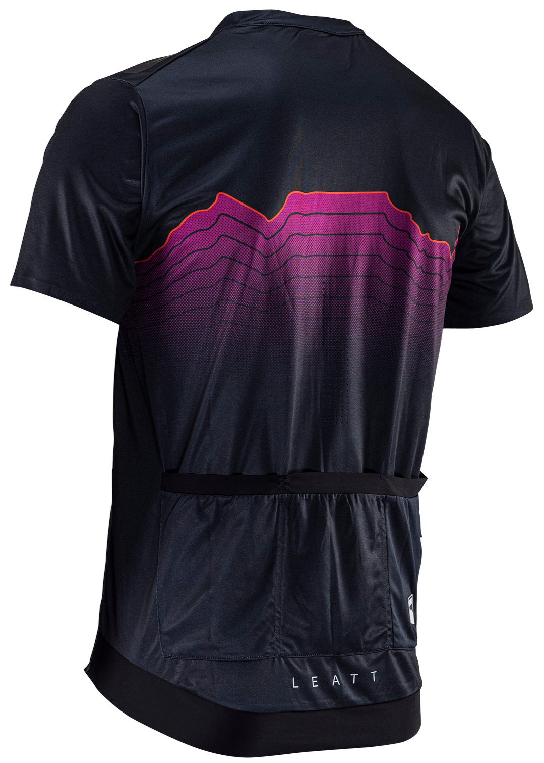 חולצת רכיבה קצרה גברים MTB Trail 3.0 Black