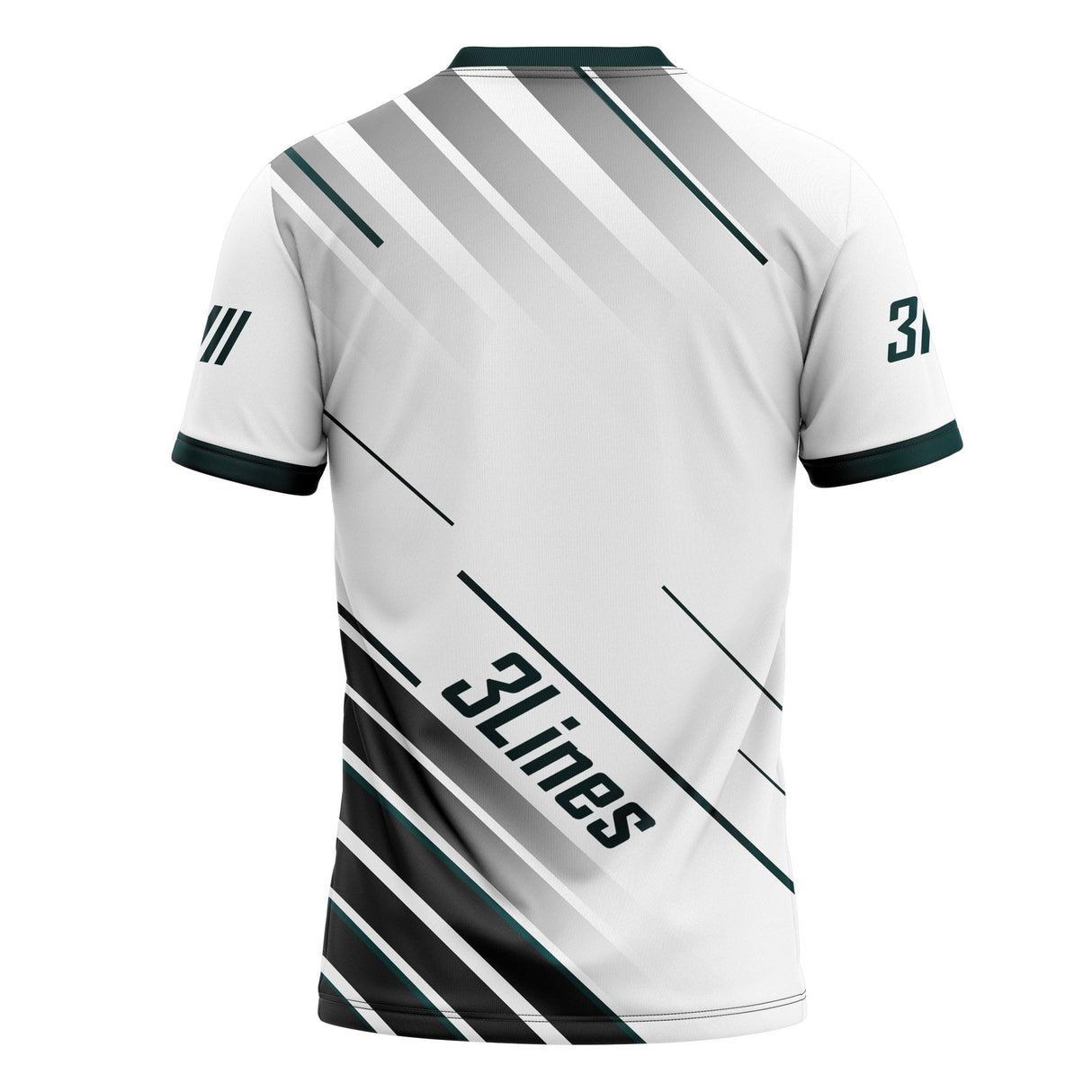 חולצת רכיבה קצרה 3Lines White