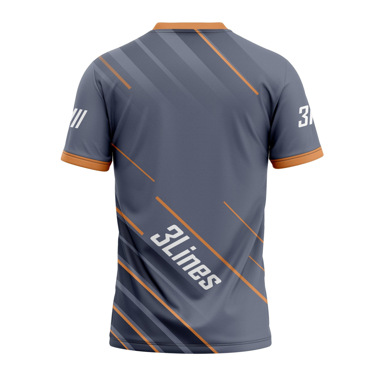 חולצת רכיבה קצרה 3 Lines Purple