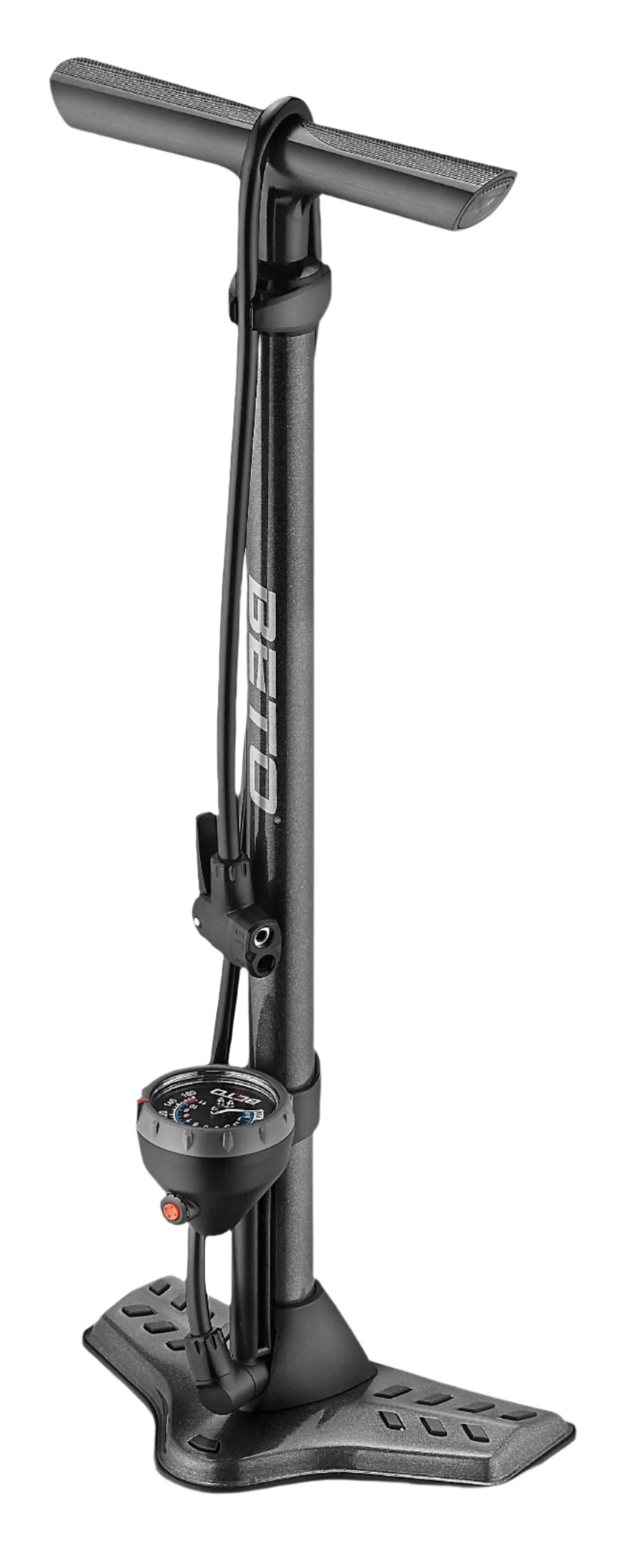 משאבת רצפה עם מד לחץ אוויר תחתון