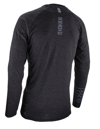 חולצת רכיבה ארוכה גברים MTB Gravity 2.0 Black