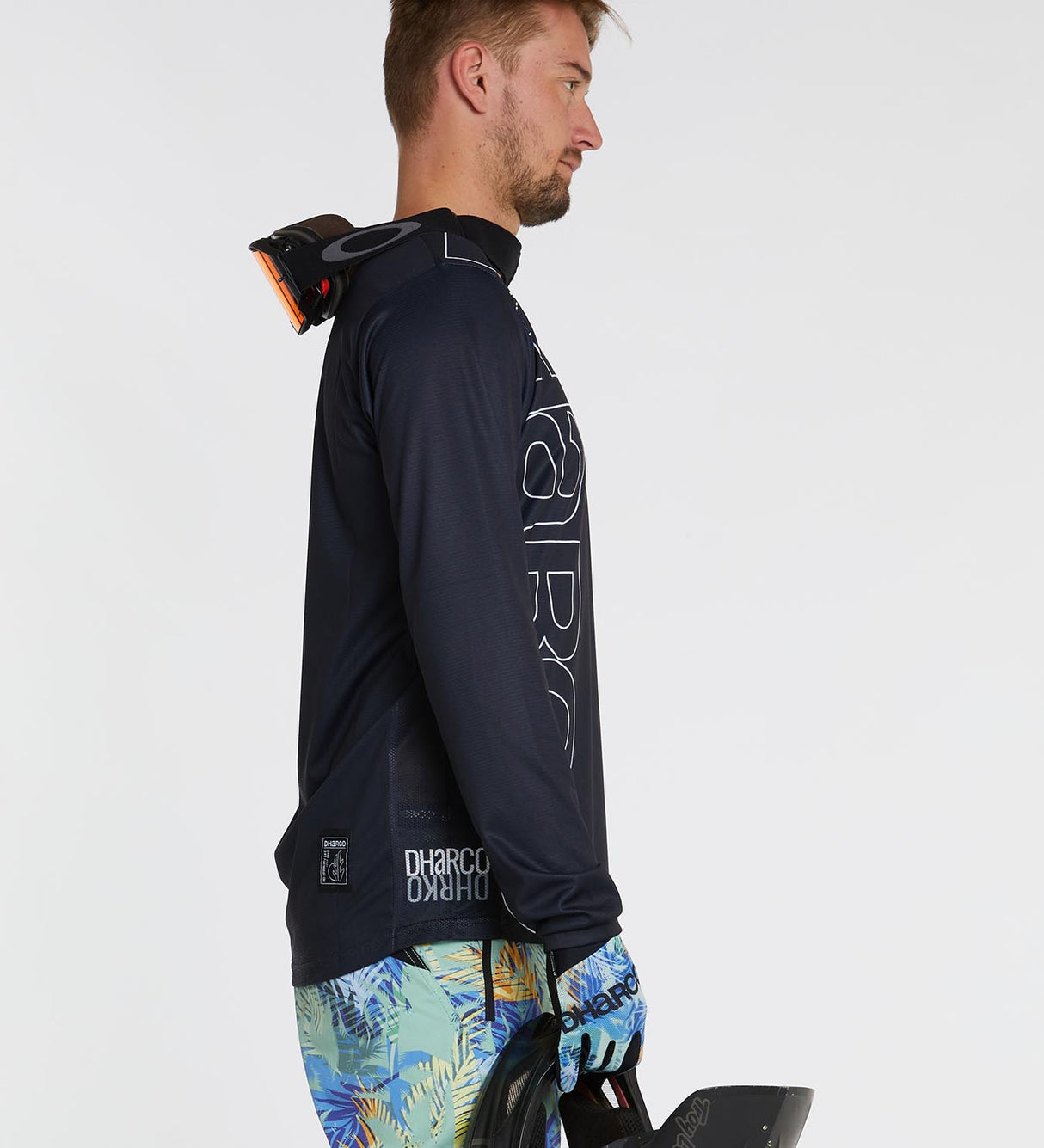 חולצת רכיבה ארוכה גברים Gravity Shadow