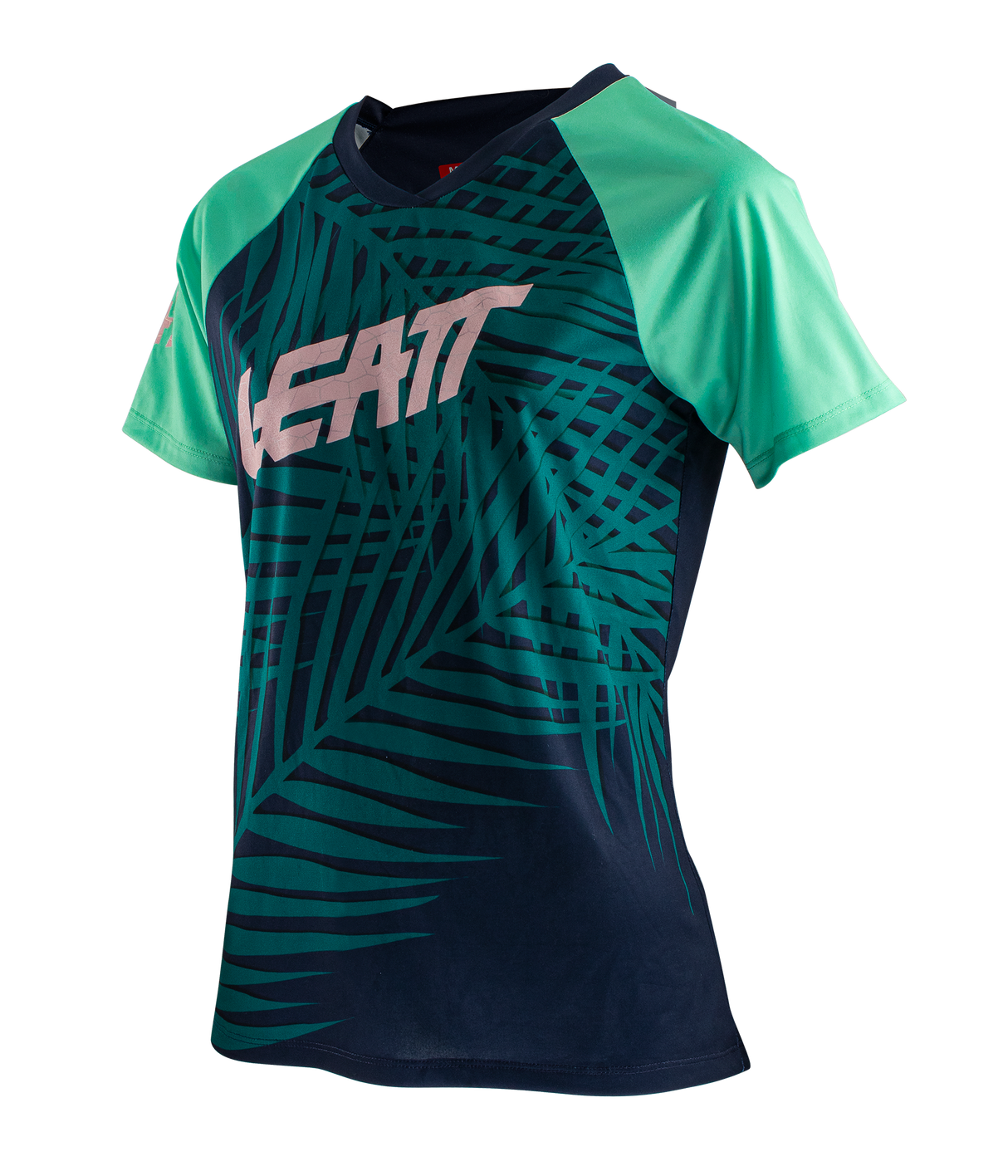 חולצת רכיבה קצרה נשים MTB 2.0 Jade - Leatt